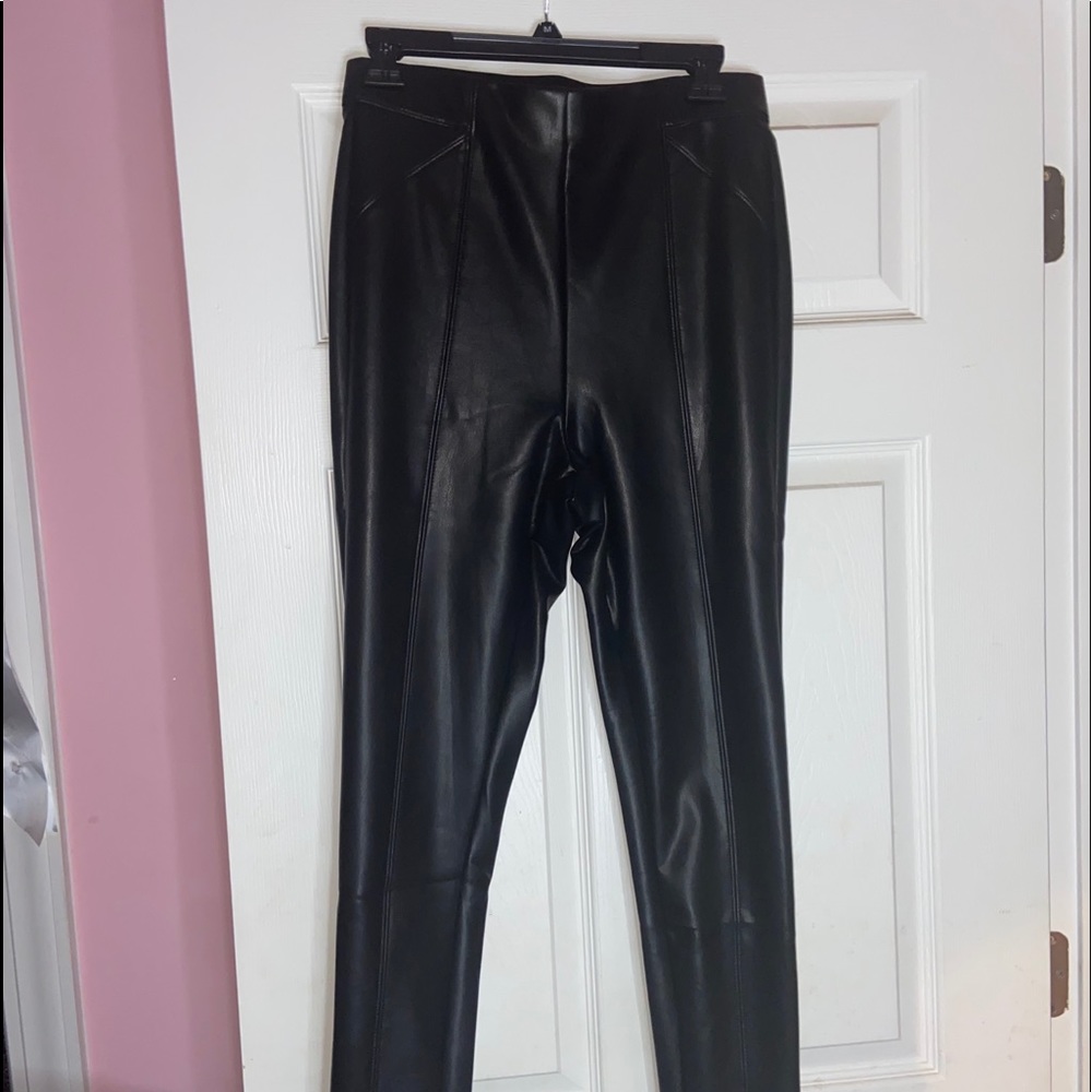 Insulated Cison Faux Leather Pant